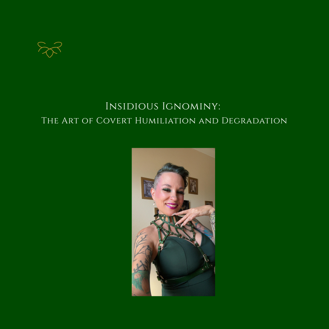 Insidious Ignominy The Art of Covert Humiliation and Degradation with NyxieNoc (1080 x 1080 px)